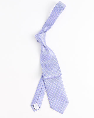 Eton Geometric Silk Tie Mauve  2