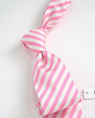 Eton Striped Silk Tie Pink 1 2