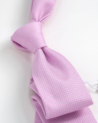 Eton Semi Solid Woven Silk Tie Pink 1 2