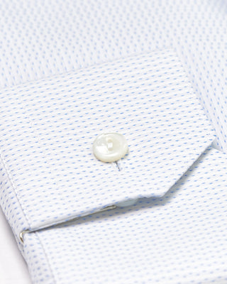 Eton Pin Dot Fine Pique Slim Shirt White  2