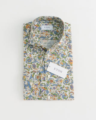 Eton Floral Print Slim Shirt Multi 1 3