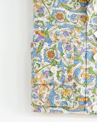 Eton Floral Print Contemporary Shirt Multi 1 1