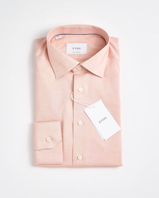 Eton Contemporary Orange Solid Wrinkle Free Oxford Orange 1846