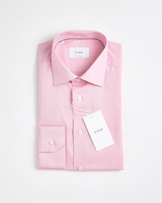 Eton Contemporary Pink Solid Wrinkle Free Oxford Pink 1842