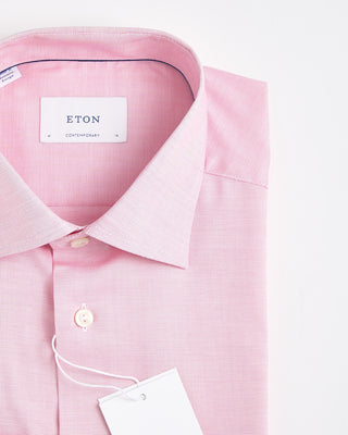 Eton Contemporary Pink Solid Wrinkle Free Oxford Pink 1844