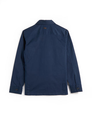 Eton Light Cotton Chore Jacket Navy 8 8123