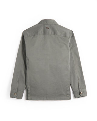 Eton Light Cotton Chore Jacket Sage 8 8118