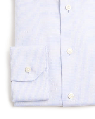 Eton Semi Solid Twill Contemporary Shirt Light Blue 4 6708
