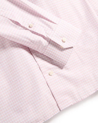 Eton Check Fine Twill Slim Shirt Coral 5 8904