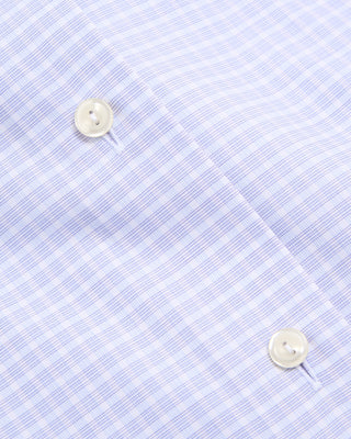 Eton Check Fine Twill Slim Shirt Mauve 3 8489