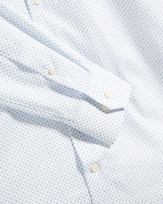 Eton Geometric Print Slim Shirt White 10 10396