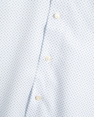 Eton Geometric Print Slim Shirt White 9 10395
