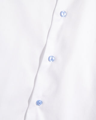 Eton Floral Effect Signature Twill Slim Shirt White 3 9652