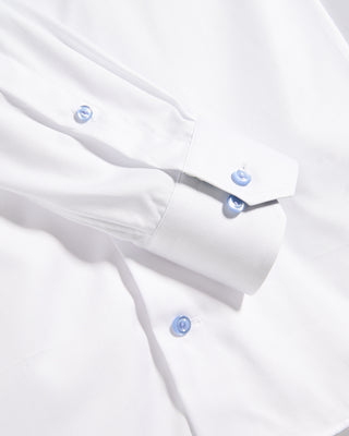 Eton Floral Effect Signature Twill Slim Shirt White 4 9653