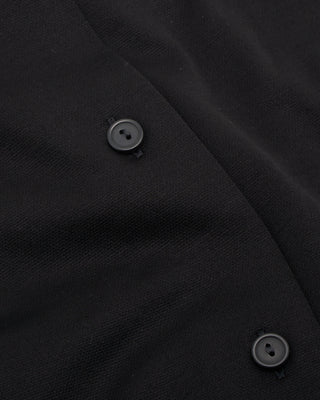 Eton Filo Di Scozia Knit Slim Shirt Black 4 7486