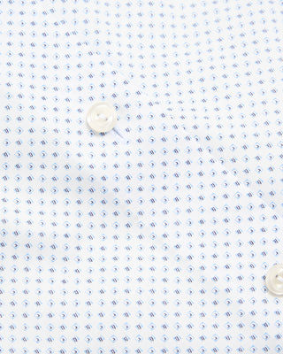 Eton Geometric Print Contemporary Shirt White 1 8499