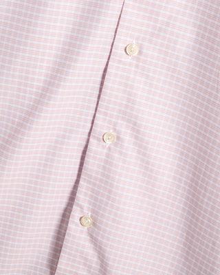 Eton Check Fine Twill Contemporary Shirt Coral 3 8906