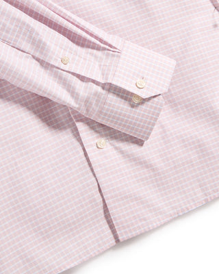 Eton Check Fine Twill Contemporary Shirt Coral 8 8908