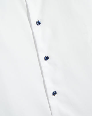 Eton Geomatric Effect Signature Twill Slim Shirt White 4 9668