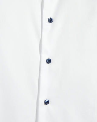 Eton Geomatric Effect Signature Twill Contemporary Shirt White 3 9672