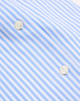 Eton Striped Signature Oxford Contemporary Shirt Blue 4 8502