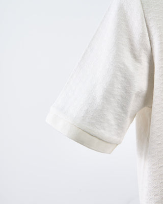 Eton Off White Diamond Jaquard Polo Shirt Off White 1719