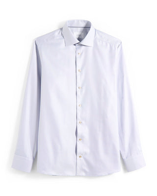 Eton Semi Solid Signature Twill Slim Shirt Light Blue 3 11024