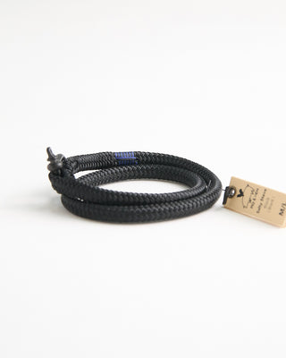 Pig + Hen Salty Steve Rope  Clasp Bracelet Black  1