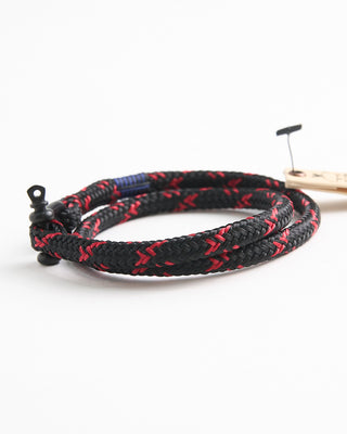 Pig + Hen Salty Steve Rope  Clasp Bracelet Red  2