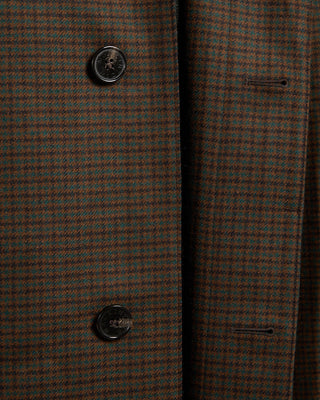 Mackintosh Dunkeld 3/4 Wool Coat Navy  Brown 10 2562
