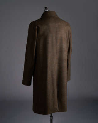 Mackintosh Dunkeld 3/4 Wool Coat Navy  Brown 6410