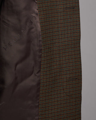 Mackintosh Dunkeld 3/4 Wool Coat Navy  Brown 6 2559