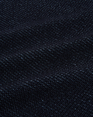 Phil Petter Double Royal Stitch 1/4 Zip Sweater Indigo 3 891
