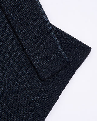 1 Phil Petter Double Royal Stitch 1/4 Zip Sweater Indigo 88