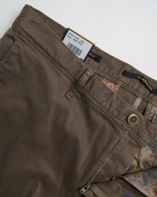Alberto Tencel  Cotton Super Comfort Rob Slim Fit Chinos Taupe 0 4