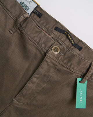 Alberto Tencel  Cotton Super Comfort Rob Slim Fit Chinos Taupe 0 5