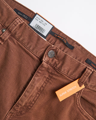 Alberto Pipe Regular Fit Super Stretch Vintaged Denim Rust 0 5