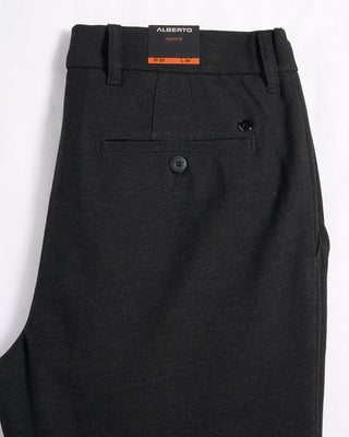 Alberto Washable Dressy Flannel Look Pants Charcoal 10 5722