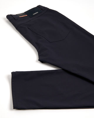 Alberto Elegant Business Ceramica Dressy 5 Pocket Pants Navy 236 3279