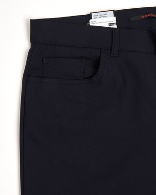 Alberto Elegant Business Ceramica Dressy 5 Pocket Pants Navy 2 3277