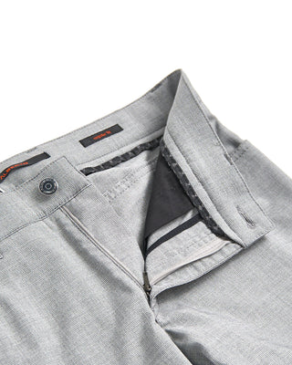 Alberto Light Grey Ceramica Structure Pipe 5 Pocket Pants Grey 841