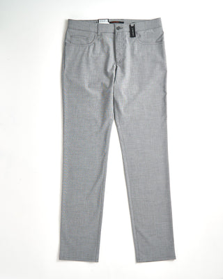 Alberto Light Grey Ceramica Structure Pipe 5 Pocket Pants Grey 843