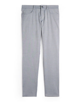 Alberto White  Blue Two Tone Ceramica Pipe 5 Pocket Dressy Pants Navy  White 2 8184