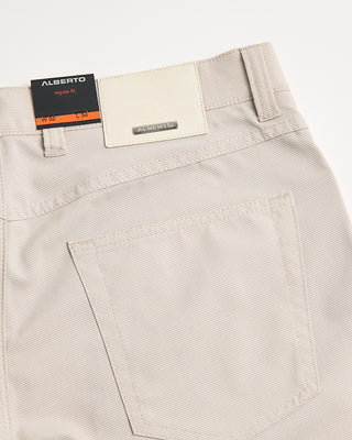 Alberto Beige Ceramica Mini Pepita Pipe 5 Pocket Pants Beige 4 404