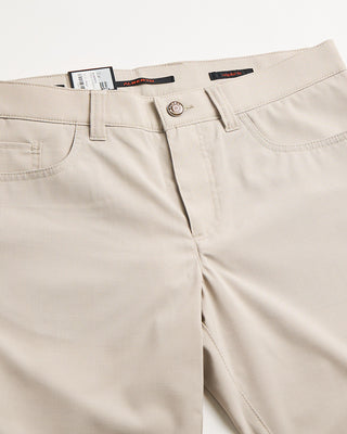 Alberto Beige Ceramica Mini Pepita Pipe 5 Pocket Pants Beige 6 406