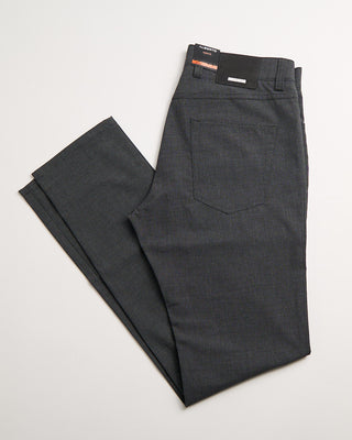 Alberto Grey  Black Ceramica Mini Pepita Pipe 5 Pocket Pants Grey  Black 52