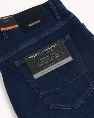 4 Alberto Cotton  Tencel Premium Business Denim Jeans Blue 71