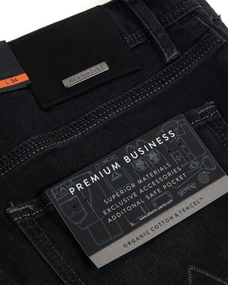 Alberto Cotton  Tencel Premium Business Denim Jeans Black 3 3301