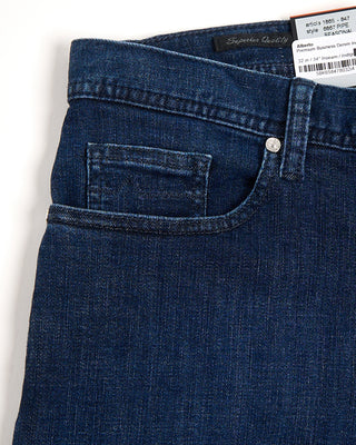 Alberto Premium Business Denim Indigo Rinsed Stretch Jeans Indigo 1 3286