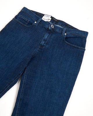 Alberto Premium Business Denim Indigo Rinsed Stretch Jeans Indigo 3285